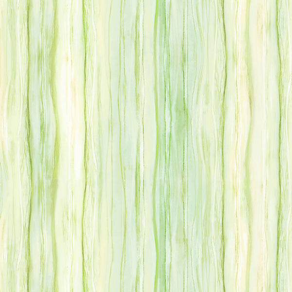 P&B Textiles Tree Of Life 6382 GY Green Ombre Water Stripe By The Yard