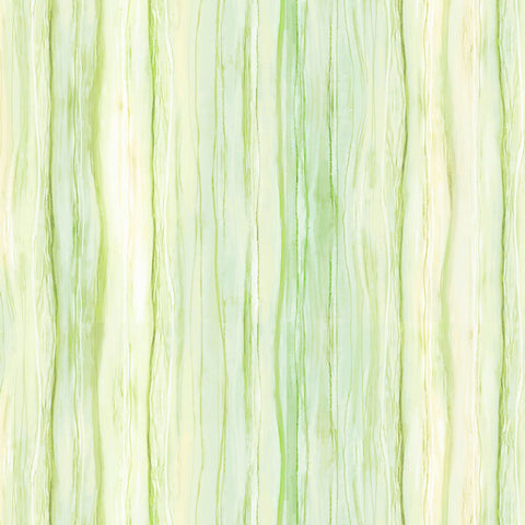 P&B Textiles Tree Of Life 6382 GY Green Ombre Water Stripe By The Yard