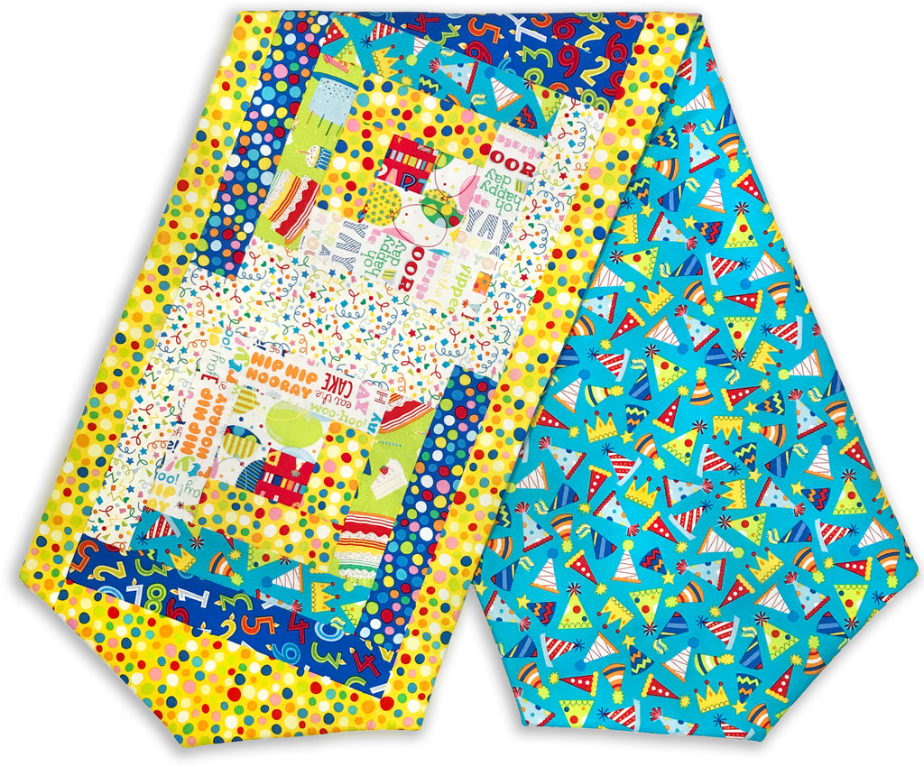 Fully FINISHED Log Cabin Table Runner This Calls for Cake Jordan