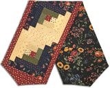 Moda Kansas Troubles Quilters Moda Pre-cut Log Cabin Table Runner Kit - Daisy Lane - BLUEBELL