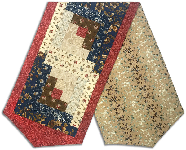 Moda Pre-Cut Log Cabin Table Runner Kit - Lydia's Lace