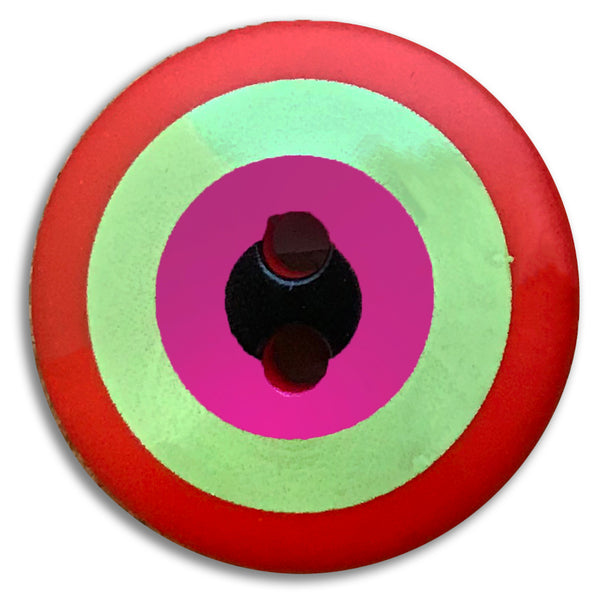 Kaffe Fassett  - Dill Buttons - TARGET RED/GREEN/PINK - 20mm