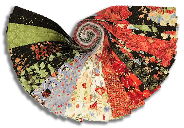 Timeless Treasures Pre-cut 40 Piece 2 1/2" Strips CPSTRIP40 CM - Imperial Bloom