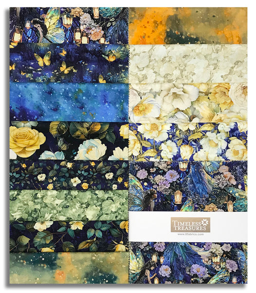 Timeless Treasures Pre-cut 42 Piece 10" Squares CP10SQ42 CD - Lumiere