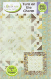 TURN ON THE CHARM - Lavender Lime Quilt Pattern DLL 208