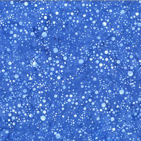 Hoffman Batik U2457 261 Blue Jay Scattered Dots By The Yard
