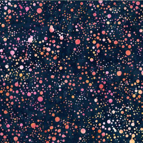 Hoffman Batik U2457 562 Blooms Scattered Dots By The Yard