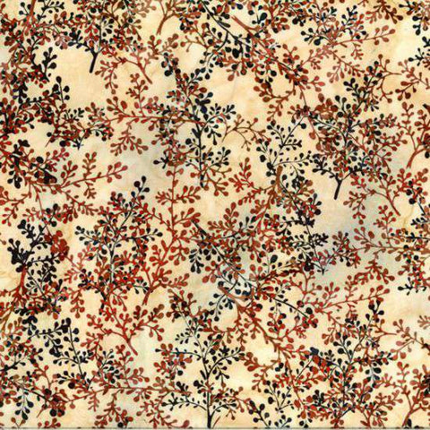 Hoffman Batik U2458 572 Bourbon Twigs By The Yard