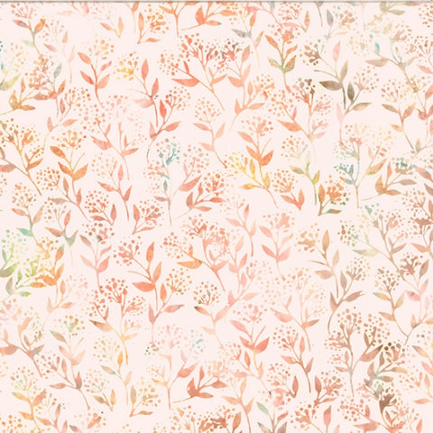 Hoffman Batik U2509 480 Creamsicle Scattered Blossoms By The Yard