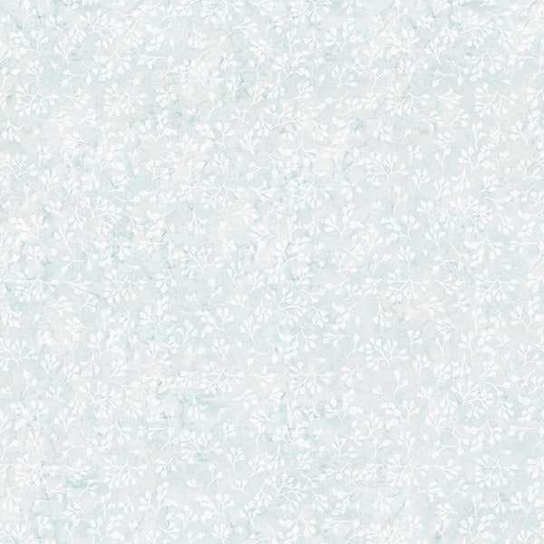 Hoffman Bali Batik V2512 113 Frost Ditzy Leaf By The Yard