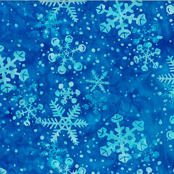 Hoffman Bali Batik V2523 603 Election Day Snowflake By The Yard