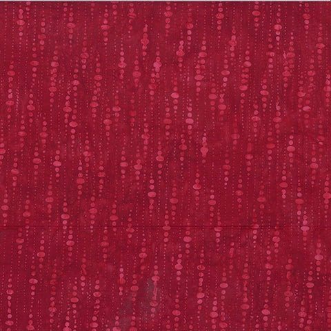 Hoffman Bali Batik V2524 568 rote Samt-Eiszapfen pro Meter