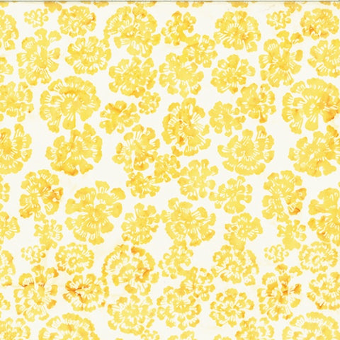 Hoffman Bali Batik V2530 9 Yellow Petal By The Yard