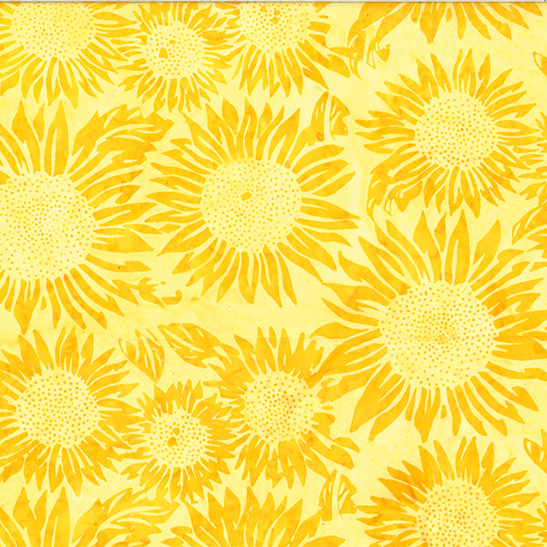 Hoffman Bali Batik V2546 149 Sun Sunflower By The Yard