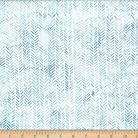 Hoffman bali batik v2553 190 bleu glacier par cour