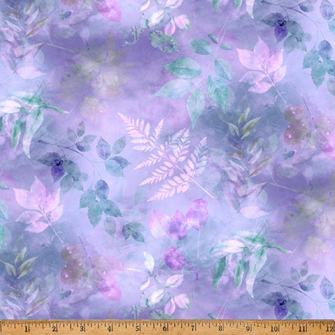 Hoffman Dandelion Wishes Spectrum Print V5311 30 Lilac By The Yard