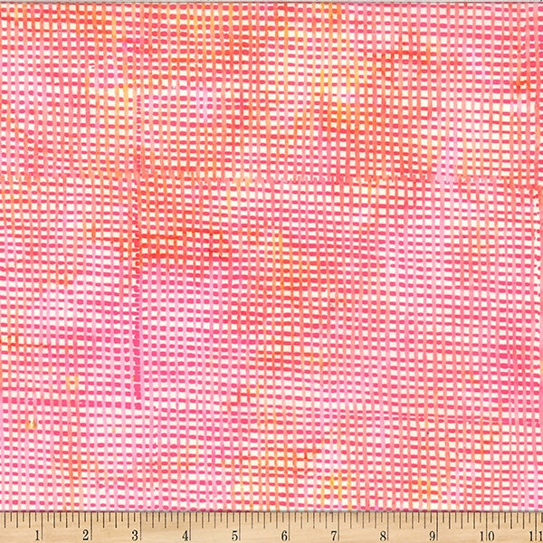 Hoffman Bali Batik W2560 480 Creamsicle Double Line By The Yard