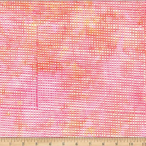 Hoffman Bali Batik W2560 480 Creamsicle Double Line By The Yard