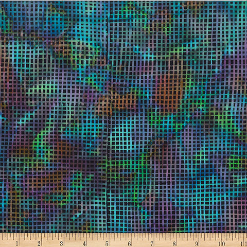 Hoffman Batik Fresh Meadow W2560 657 Spectrum Double Line By The Yard