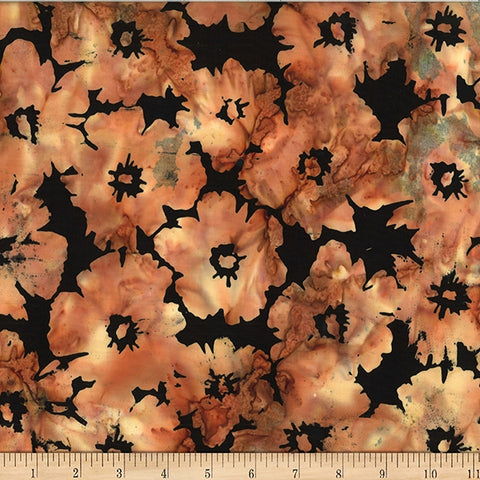 Hoffman Bali Batik W2563 293 Fox Big Floral By The Yard