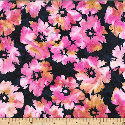 Hoffman Bali Batik W2563 448 Blossom Big Floral By The Yard