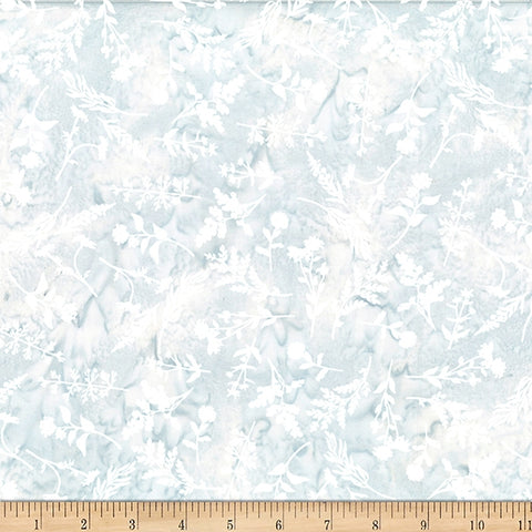 Hoffman Batik W2564 113 Frost Mixed Weeds By the Yard