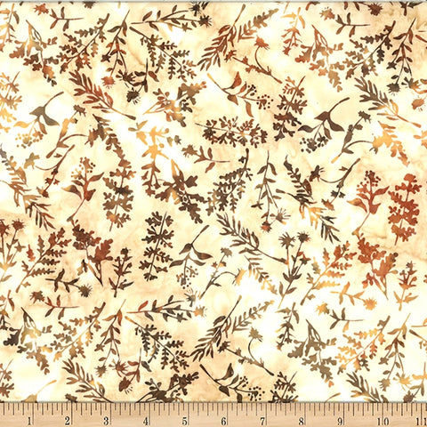 Hoffman Batik W2564 594 September Mixed Weeds By The Yard