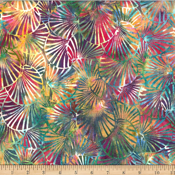 Hoffman Batik W2565 130 Multi Scallop By The Yard