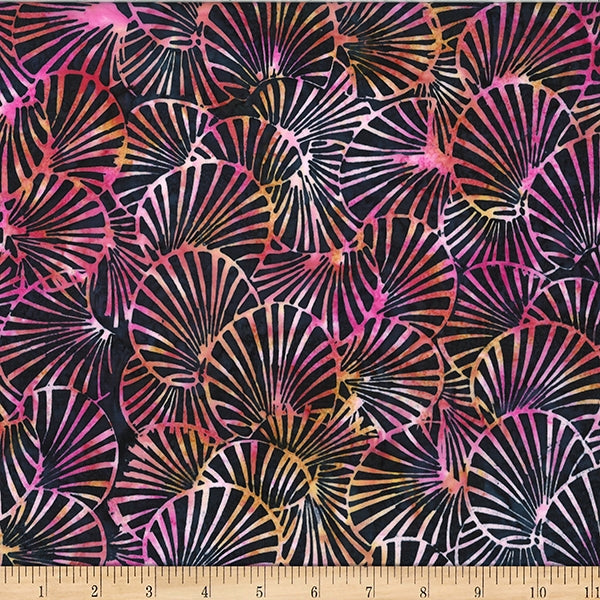 Hoffman Bali Batik W2565 448 Blossom Organic Scallop By The Yard