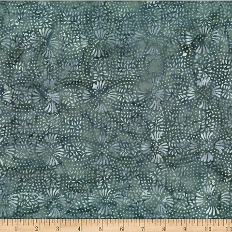 Hoffman Batik Skipping Rocks W2567 410 Earl Grey Big Floral By The Yard