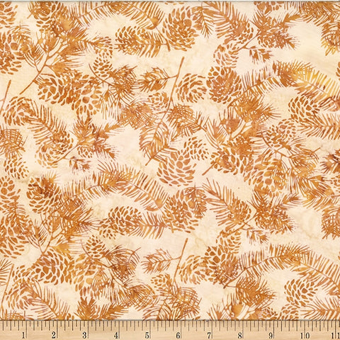 Hoffman Batik W2568 534 Hemp Big Floral By The Yard