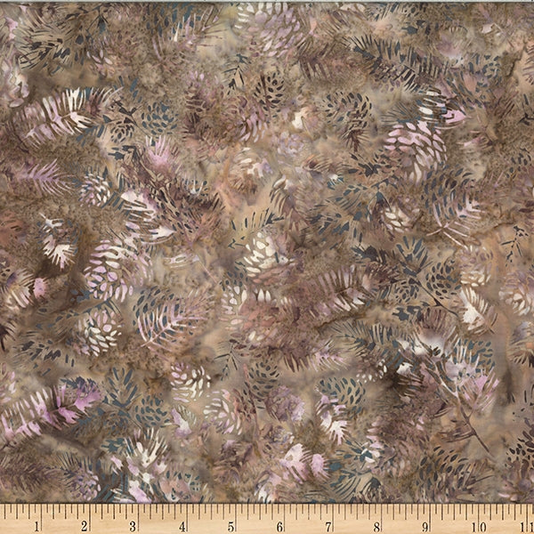 Hoffman Batik Skipping Rocks W2568 80 Taupe Big Floral By The Yard