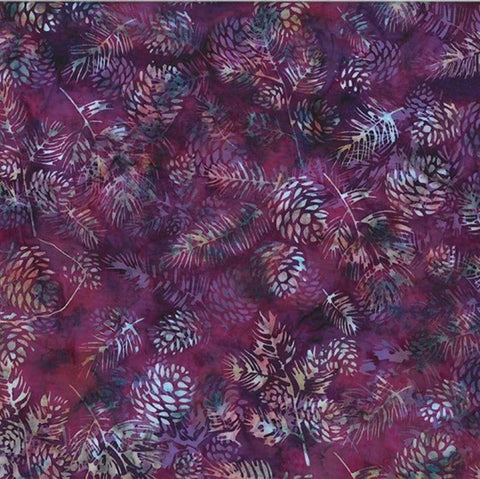 Hoffman Batik W2568 378 Jelly Big Pine Cones By The Yard