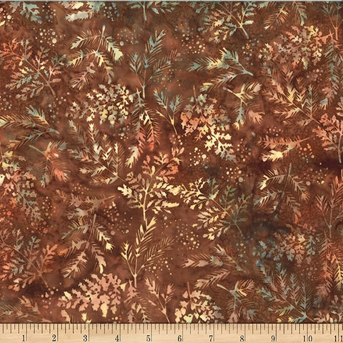 Hoffman Batik W2570 168 Nutmeg Fern By The Yard