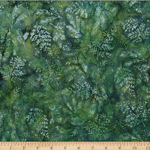 Hoffman Batik W2570 377 Pine Fern By The Yard