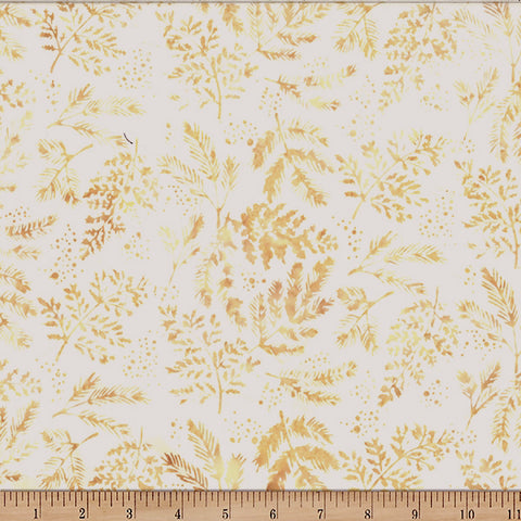 Hoffman Bali Batik W2570 510 Plumeria Pine Fern By The Yard