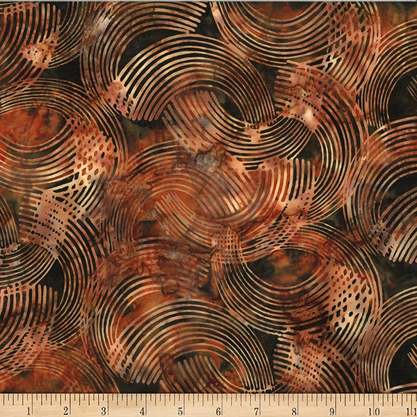 Hoffman Batik W2572 267 Palomino Organic Lines By The Yard