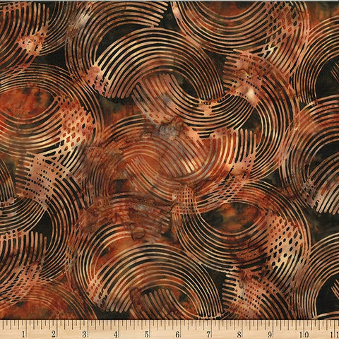 Hoffman Batik W2572 267 Palomino Organic Lines By The Yard