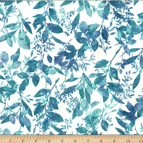 Hoffman Batik W2574 120 Hyacinth Foliages By The Yard