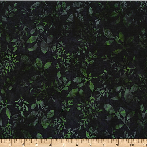 Hoffman Batik Feel The Flame W2574 157 Verde Foliages By The Yard