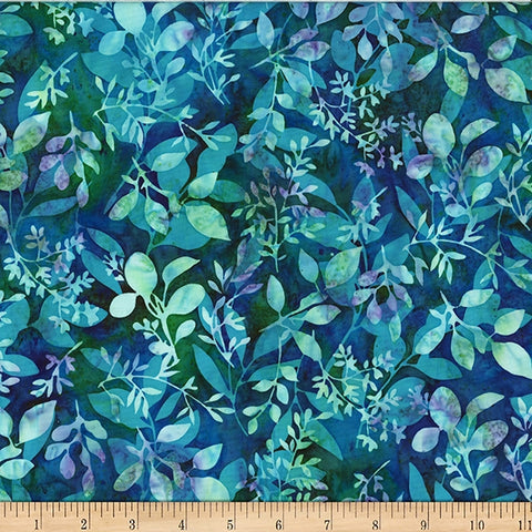 Hoffman Batik Fresh Meadow W2574 174 Seamist Foliages By The Yard