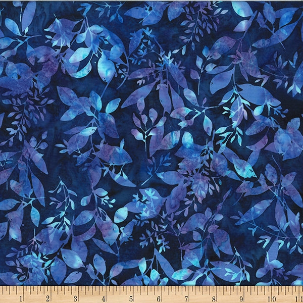 Hoffman Batik W2574 275 Marlin Foliages By The Yard