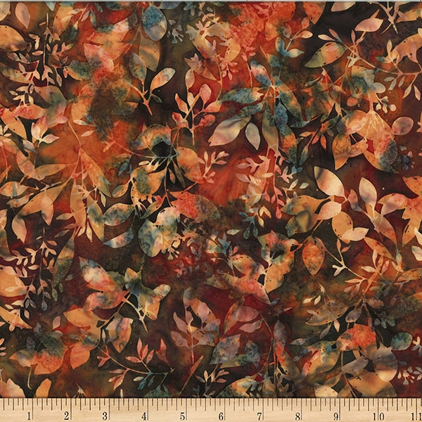 Hoffman Batik W2574 66 Autumn Foliages By The Yard