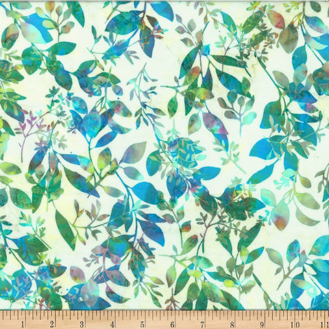 Hoffman Batik Fresh Meadow W2574 713 Foliages Tropical By The Yard