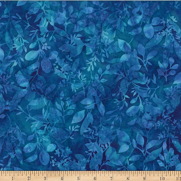 Hoffman Batik W2574 87 Blueberry Foliages By The Yard