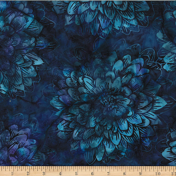 Hoffman Batik W2576 40 Iris Dahlia By The Yard