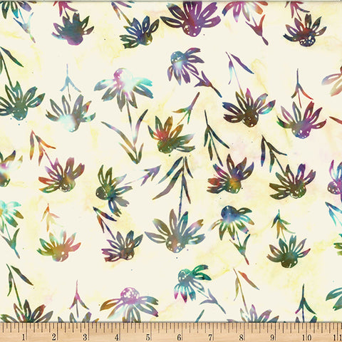 Hoffman Batik W2577 130 Multi Echinacea By The Yard