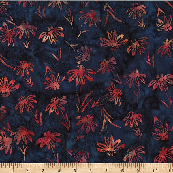 Hoffman Batik W2577 524 Moonstruck Echinacea By The Yard