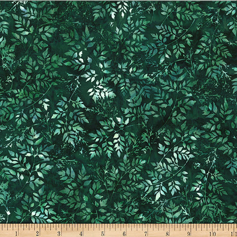 Hoffman Batik W2579 60 Hunter Packed Leaves By The Yard