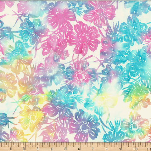 Hoffman Batik W2582 667 Light Bright Anemone By The Yard